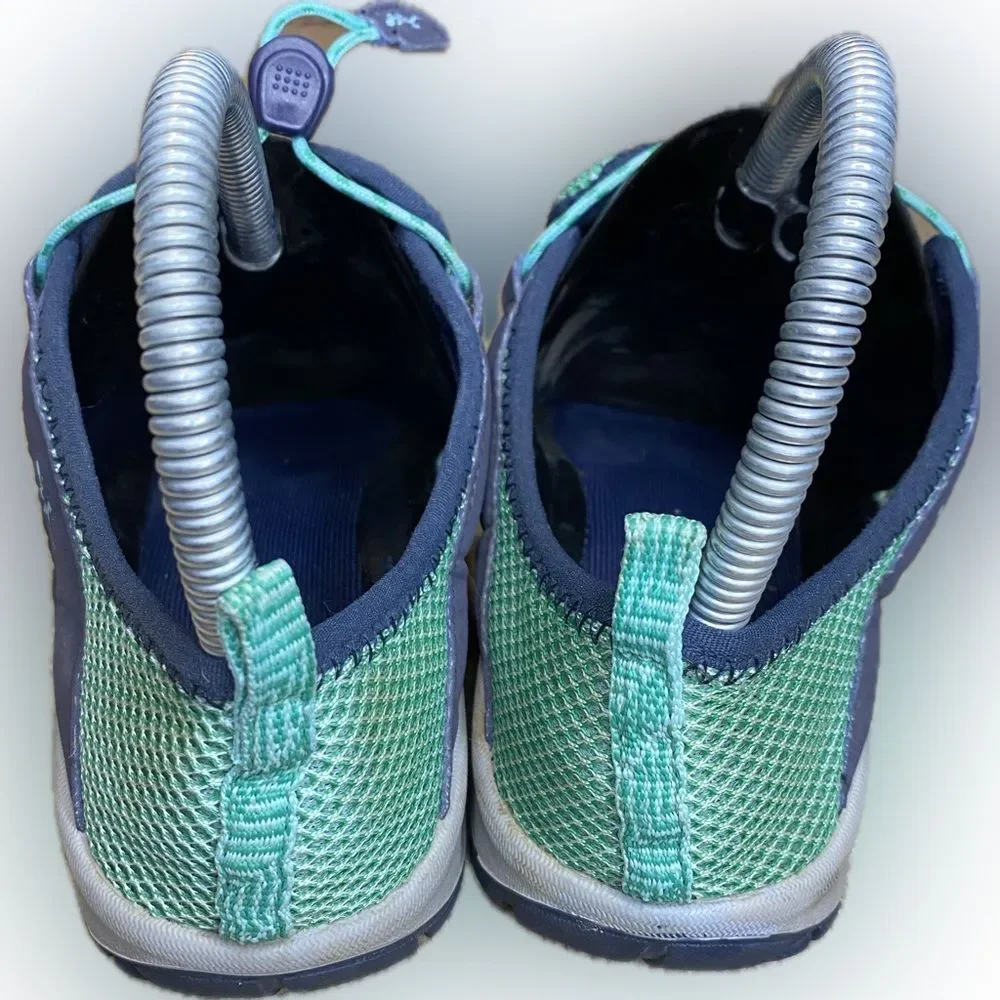 Chaco Outcross 2 Watersport Shoe Big Kids Boys Girls Size 4 Navy Blue Teal